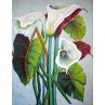 Calla, 80 x 100 cm, Acryl auf Leinwand